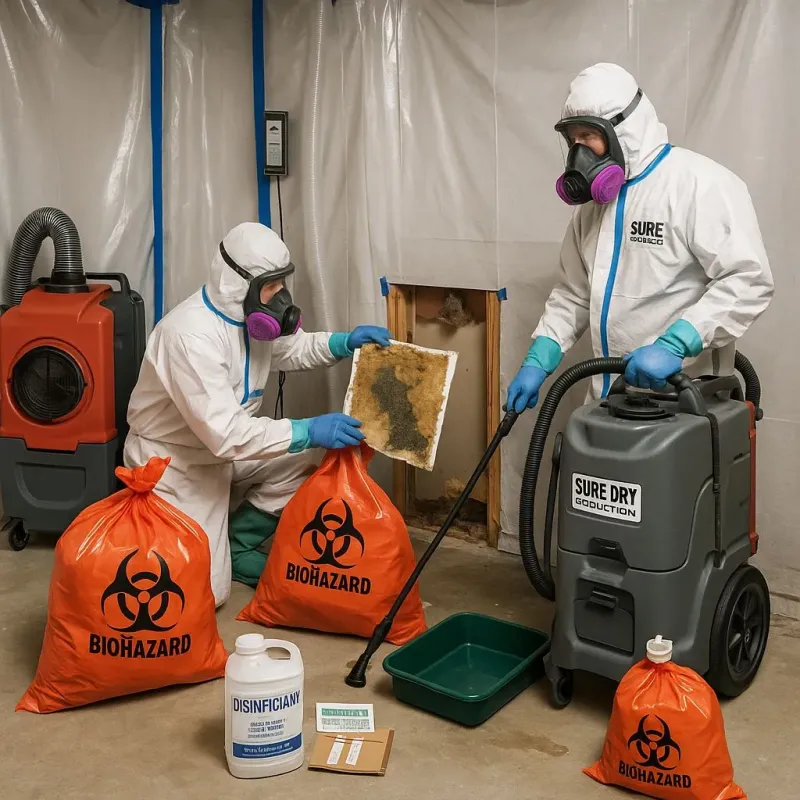 Contaminated Water Handling Protocols process in Center Point, AL