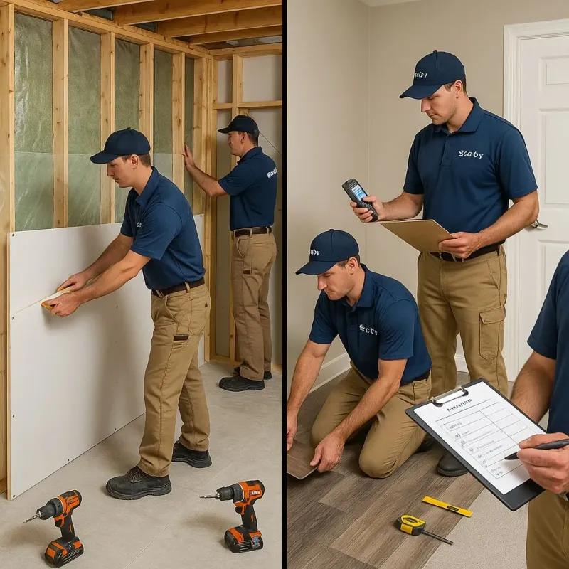 Repairs and Reconstruction process in Center Point, AL
